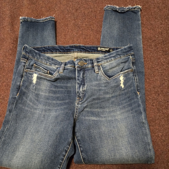 Blank NYC 31X28 Skinny Classique Jean With Raw Hem - Picture 2 of 10